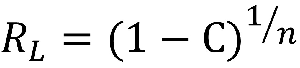 Reliability Estimate Lower Limit (a=0)